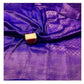 DEIANA'S Beautiful Designer Golden zari Soft Lichi Silk Saree - Royal Blue - Swadesiicart