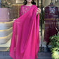 The52 Pink Women's Gorgeous Chanderi Fabric Embroidered Work Straight Kurta Pant and Dupatta Set - Swadesiicart