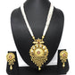 Joban Fashion White With Rajwadi Polish Necklace Set | Swadesiicart