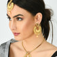 Mominos Fashion Johar Kamal Gold-Polished Brass Finish Long Necklace For Women (Golden) | Swadesiicart