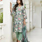 Vaasva Women's Green Tissue Gota Embroidered Suit Set With Solid Pant And Embroidered Dupatta | Swadesiicart