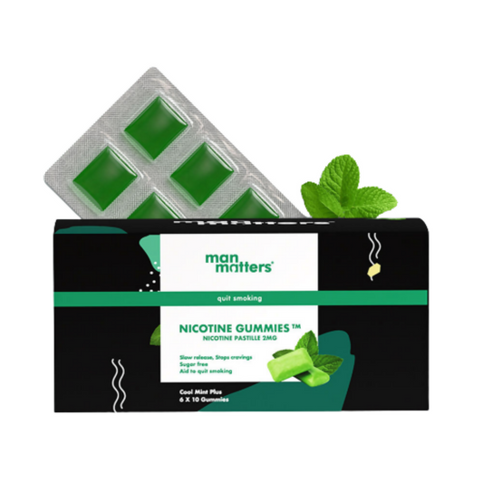 Man Matters Nicotine Gummies - 2mg | Swadesiicart