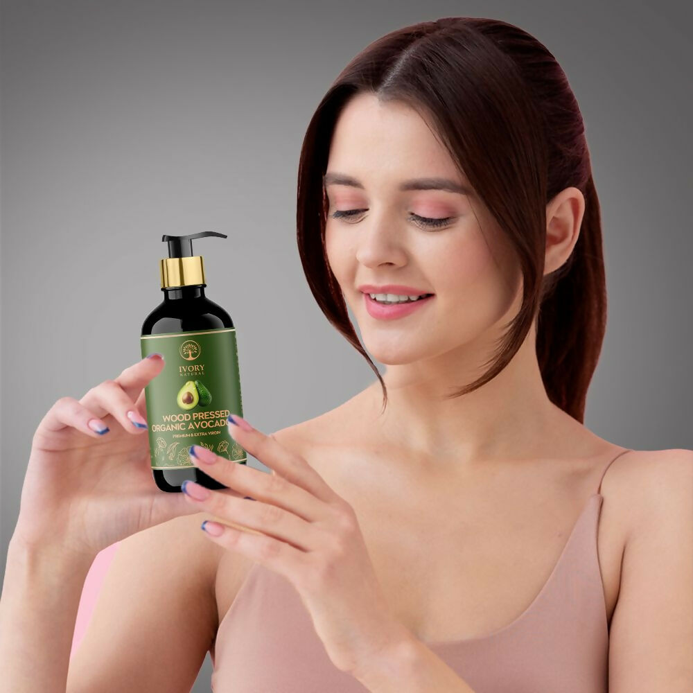 Ivory Natural Wood Pressed Organic Avocado Oil Premium & Extra Virgin | Swadesiicart
