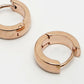 NVR Men's Set of 3 Multicolor Rhodium-Plated Stainless Steel Hoop Earrings - Swadesiicart