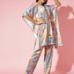 Myshka Multi Printed Women Bling & Sparkly Co-Ords - Swadesiicart