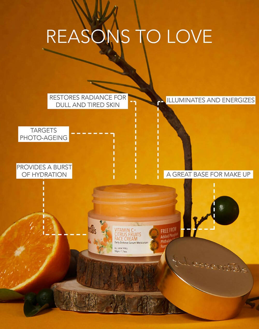 Fabessentials Vitamin C Face Cream - Swadesiicart