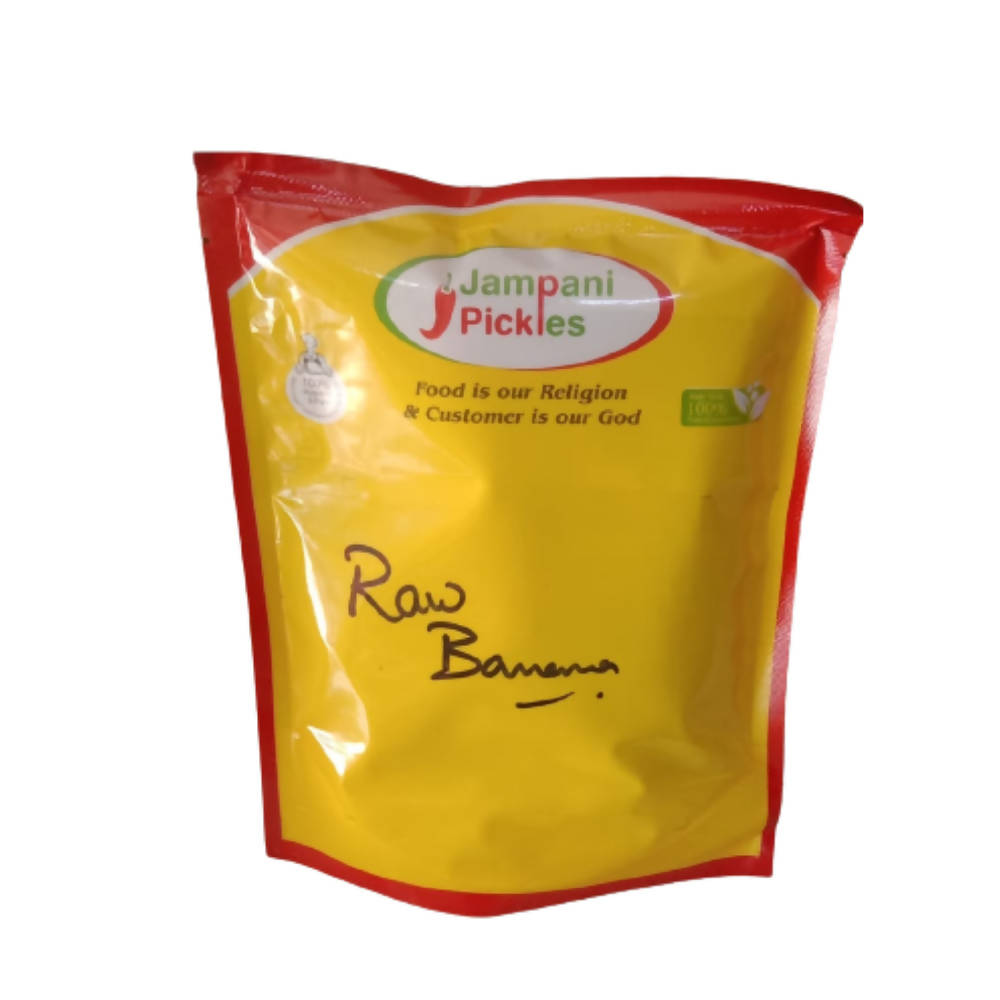 Jampani Pickles Aratikaya / Raw Banana Pickle - Swadesiicart