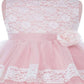 Asmaani Baby Girl's Pink Colour Satin A-Line Maxi Full Length Dress (AS-DRESS-22166)
