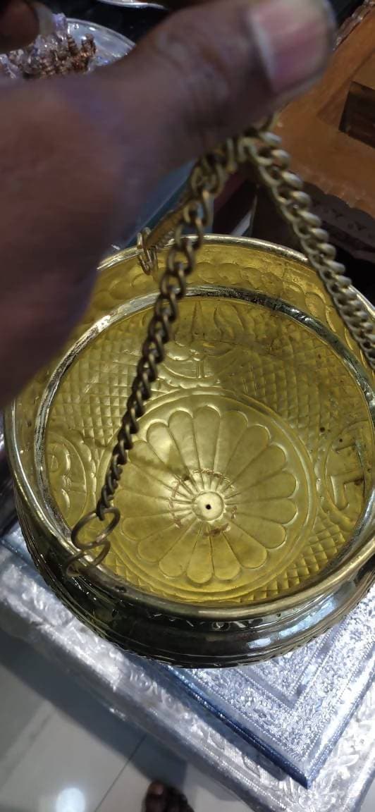 Brass Shirodhara Pot/Patra | Swadesiicart