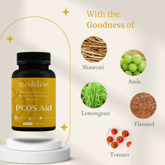 Nutriline Pcos Aid Capsules - Swadesiicart