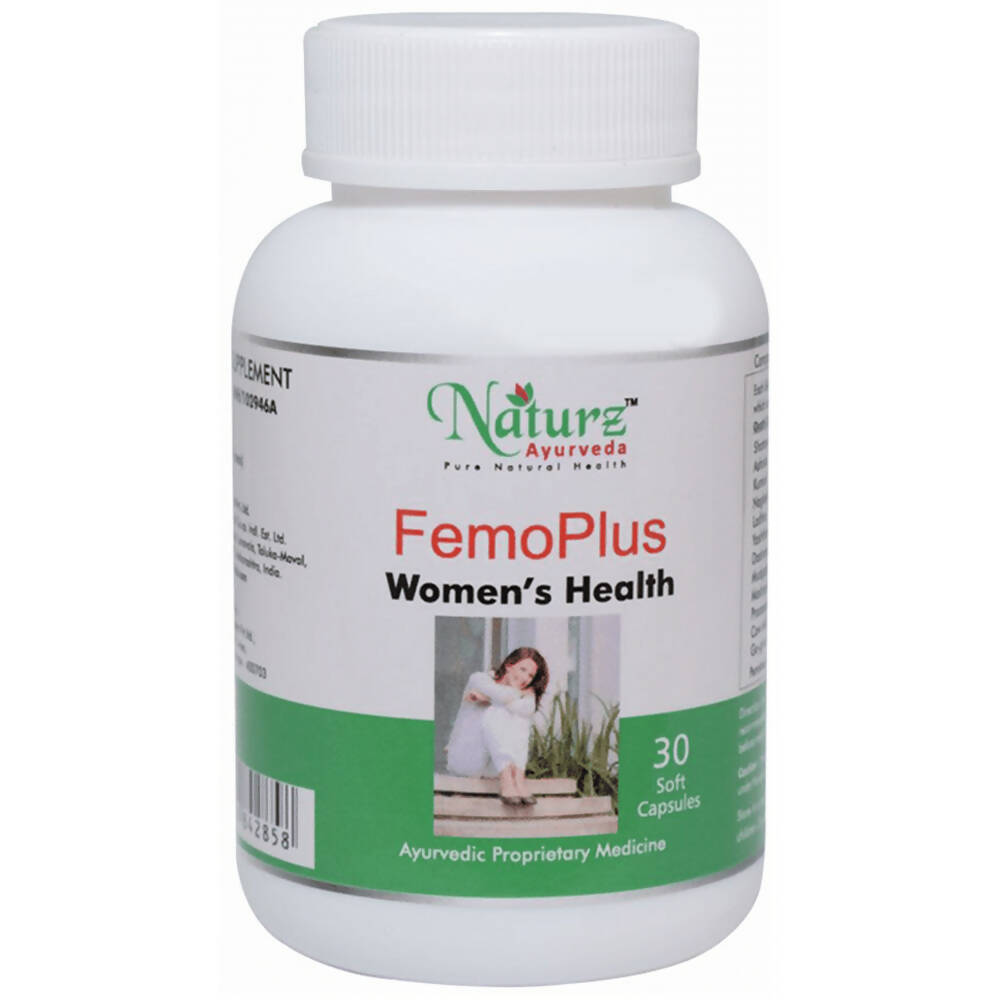 Naturz Ayurveda Femo Plus Women's Health Capsules | Swadesiicart