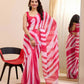 Pink Georgette Designer Printed Ready To Wear Saree - Ibiza | Swadesiicart