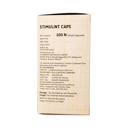 Sitaram Ayurveda Stimulint Capsules | Swadesiicart
