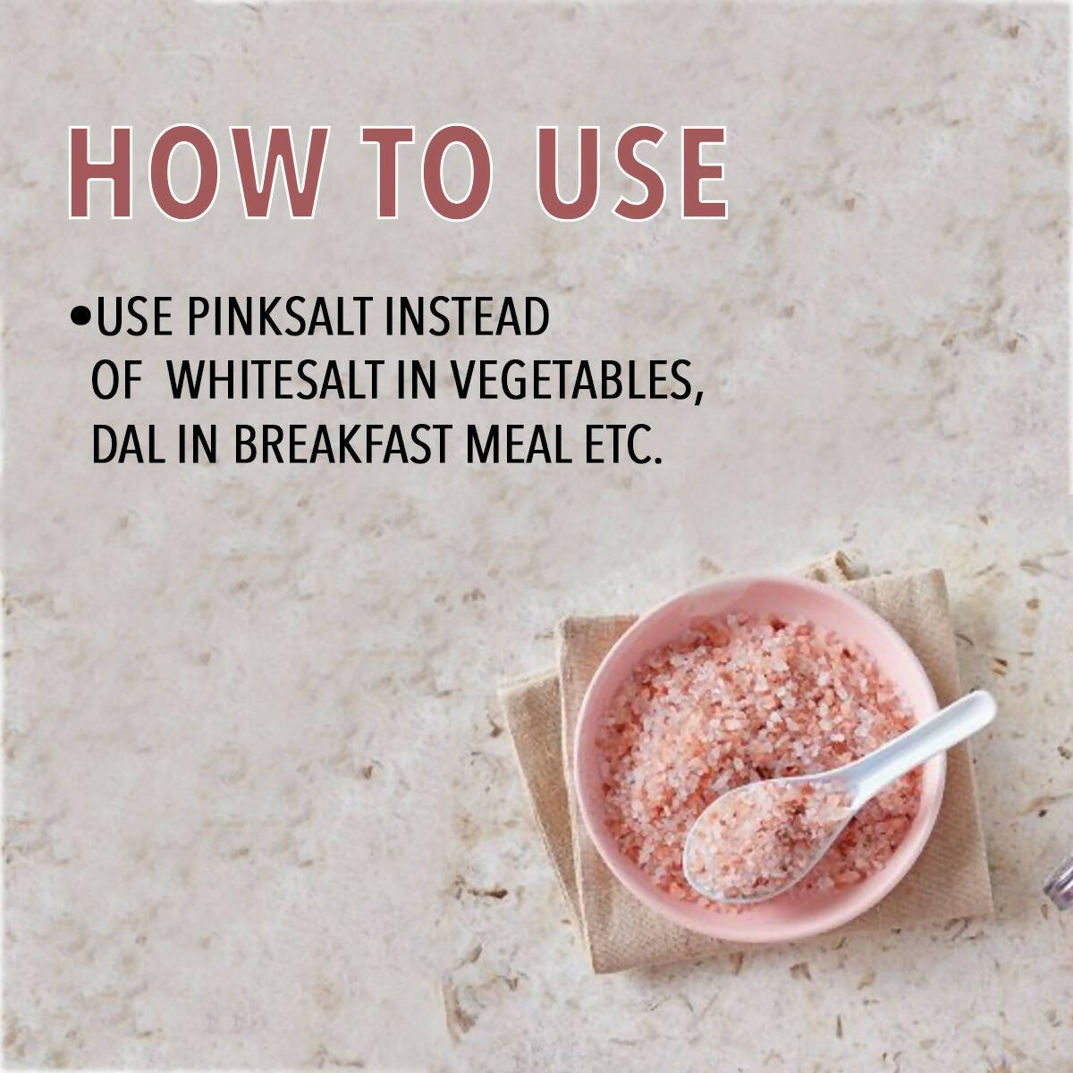 Nutriorg Pink Salt Granules - Swadesiicart