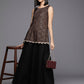 Ahalyaa Women's Traditional Wear Co-ods - Black - Swadesiicart