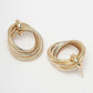 NVR Women's Gold-Polished Hoop Earrings - Swadesiicart