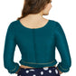 Aastha Fashion Women's Teal Art Silk Designer Party Wear Readymade Blouse