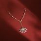 Gold-Polished White Kundan-Studded Pearl Beaded Matha Patti - Ruby Raang | Swadesiicart