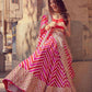 Jyoti Fashion Red & Pink Digital Print with Sequin Codding Embroidered Georgette Lehenga Choli with Dupatta | Swadesiicart