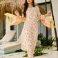 The52 Yellow Women's Beautiful Printed Silk Blend Fabric with Straight Kurta, Pant and Dupatta Set - Swadesiicart