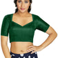 Aastha Fashion Women's Green Art Silk Designer Traditional Readymade Blouse