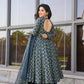 Aayaa Designer Printed Cotton Silk Suit - Multi Color