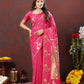 Lorenvalley Fashion Pink Soft Paithani Silk Woven Design Copper Zari Meenakari Weaving Saree - Swadesiicart