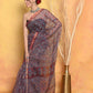 Very Much Indian Pure Kota Cotton Handblock Printed Saree - Grey | Swadesiicart