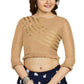 Aastha Fashion Women's Beige Art Silk Designer Party Wear Readymade Blouse
