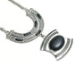 Mominos Fashion Johar Kamal Oxidised Silver-Plated Stone Work Long Necklace Handicraft | Swadesiicart