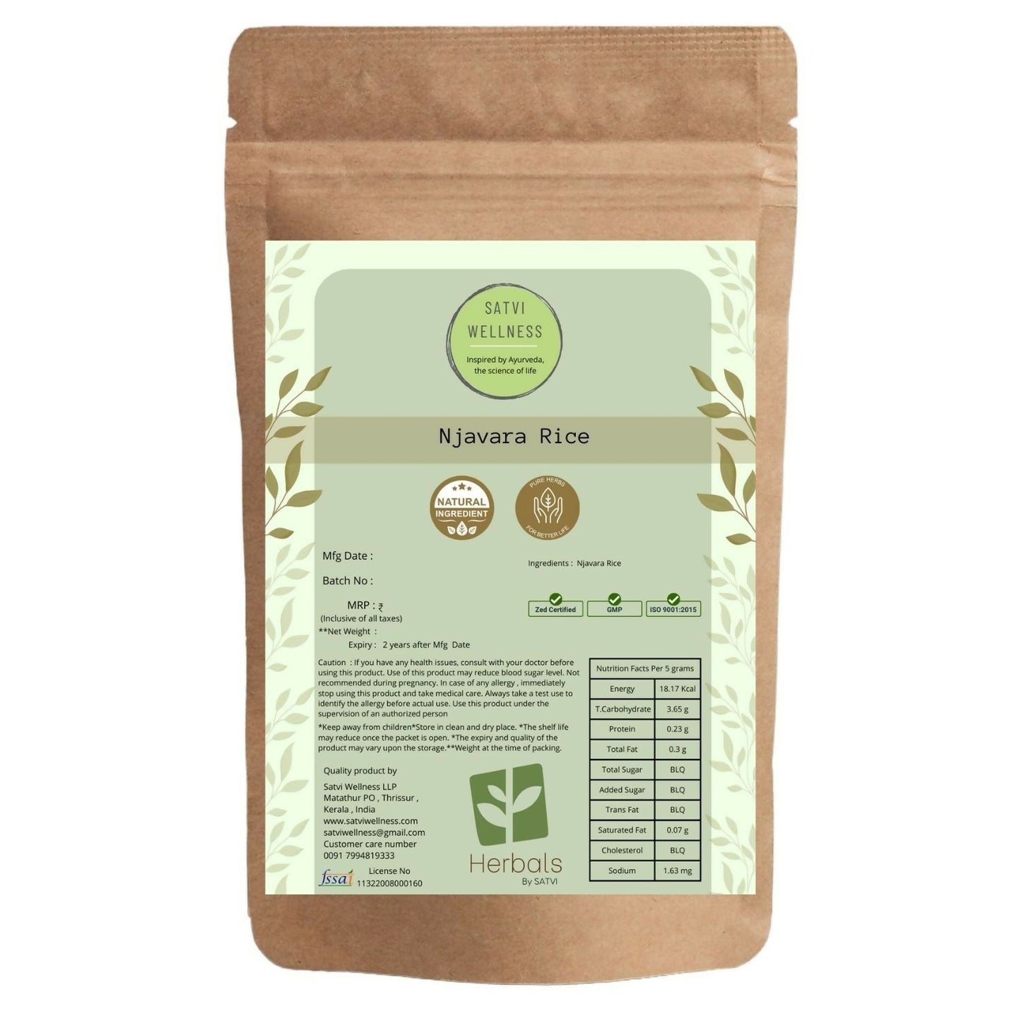 Satvi Wellness Navara Rice | Swadesiicart