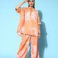 Ahalyaa Women's Traditional Wear Co-ods - Orange