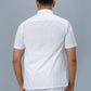 Ramraj Cotton Mens Half Sleeve Formal 100 % Cotton White Shirt | Swadesiicart