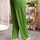 Green Crush Plain Top with Matching Bottom - Eesha - Swadesiicart