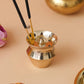 eCraftIndia Yellow Brass Incense Stick Holder | Swadesiicart
