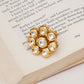 Kundan Flower Ring (gold) - Ruby Raang | Swadesiicart