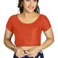 Aastha Fashion Women's Orange Art Silk Designer Festive Wear Readymade Blouse