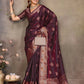 Joban Fashion Magenta Pink Woven Jacquard Banarasi Silk Sarees | Swadesiicart