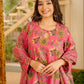 Aayaa Designer Cotton Silk Farshi Salwar Set - Pink