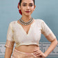 Shree Shyam Fashion Cream Silk Saree