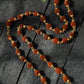 Mominos Fashion Joharkamal Gold-Polished Statement Rudraksha Mala Long Necklace (Golden) | Swadesiicart