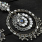 Mominos Fashion Johar Kamal Paki Design Mirror Earrings - Swadesiicart