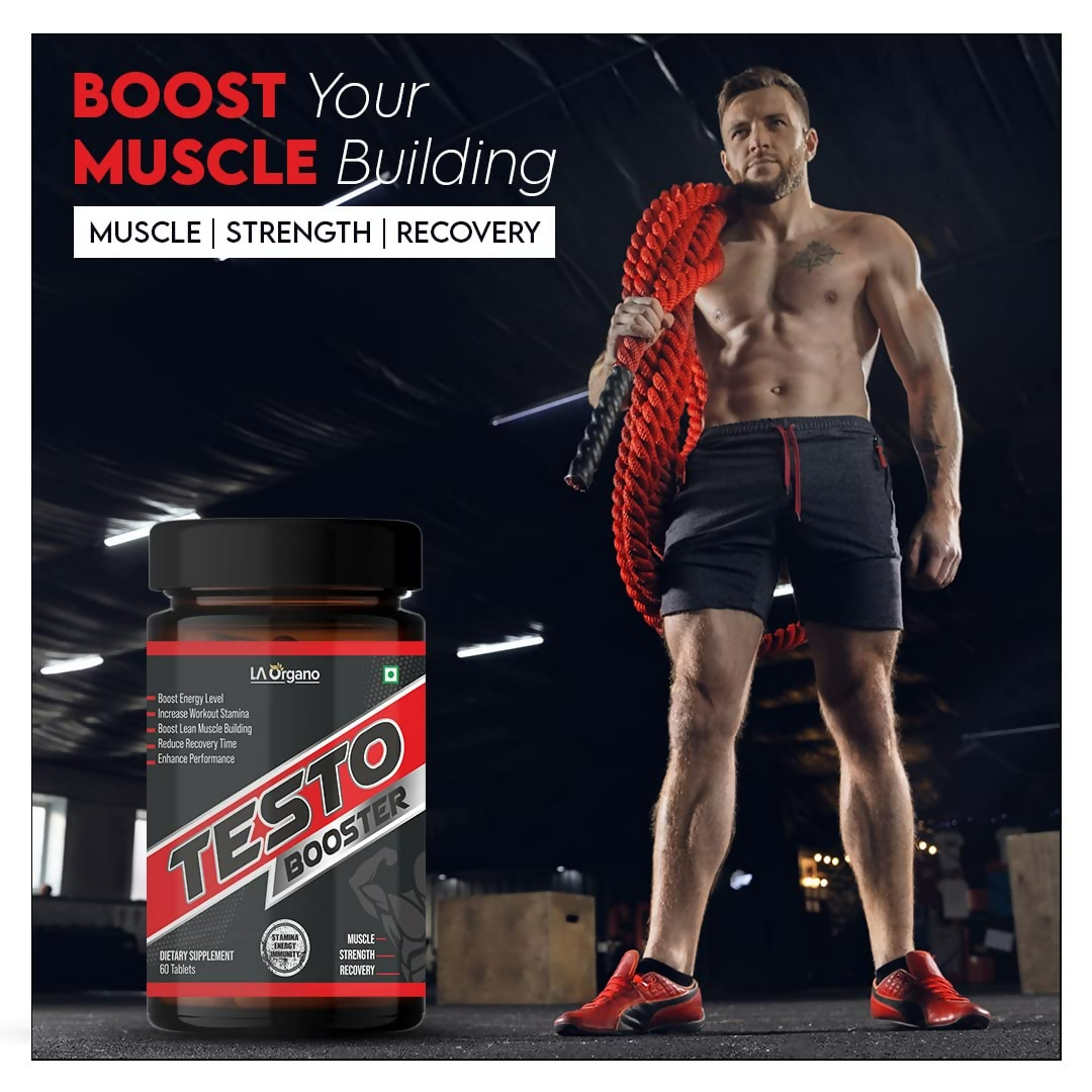 LA Organo Testo Booster Tablets | Swadesiicart