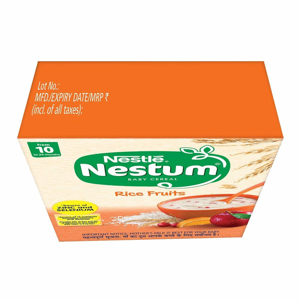 Nestle Nestum Baby Cereal-Rice Fruits (10 to 24 Months) - Swadesiicart