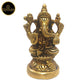 Tamas Brass Vinayakmoorti Ganesha Statue | Golden | Pooja Decor - Swadesiicart