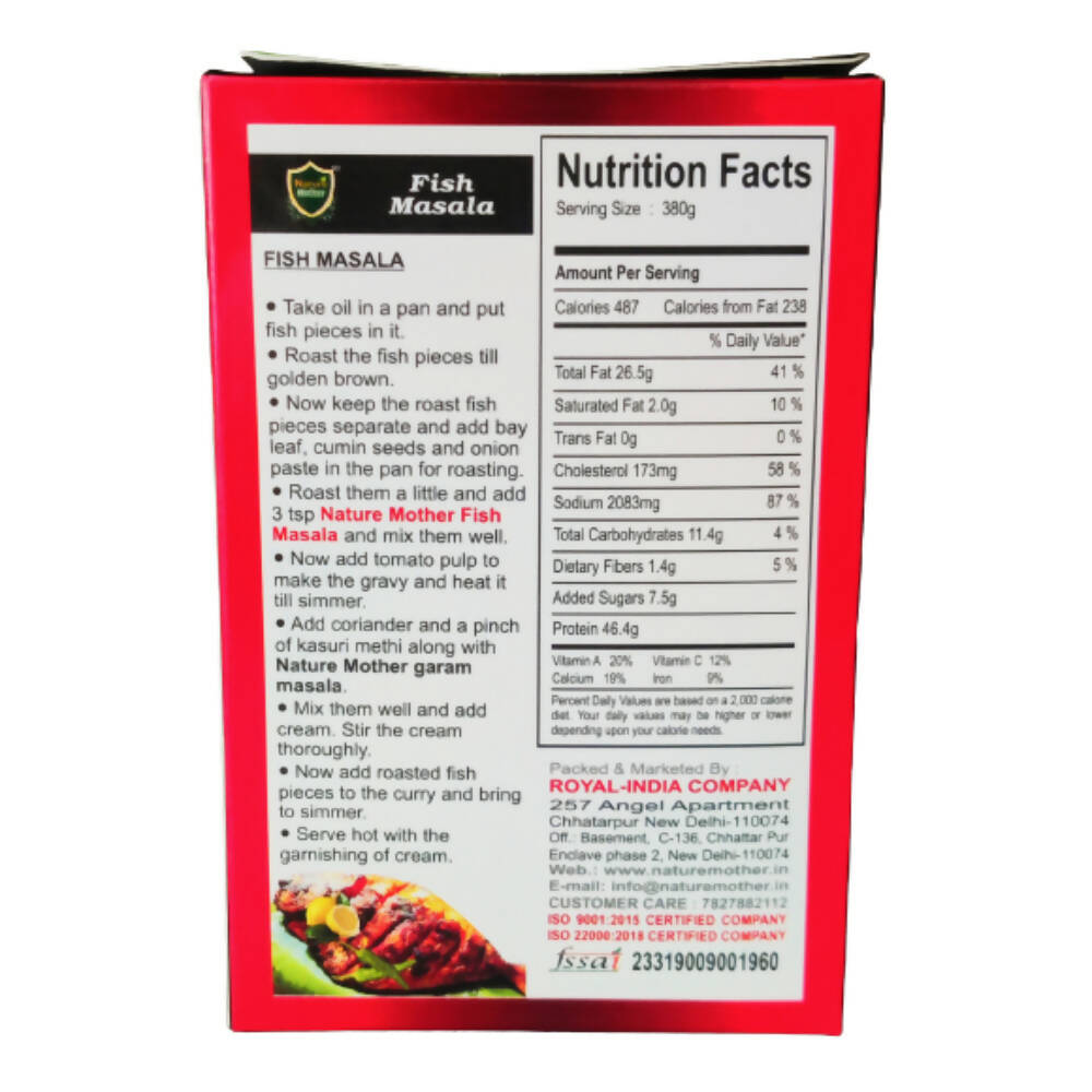 Nature Mother Fish Masala - Swadesiicart