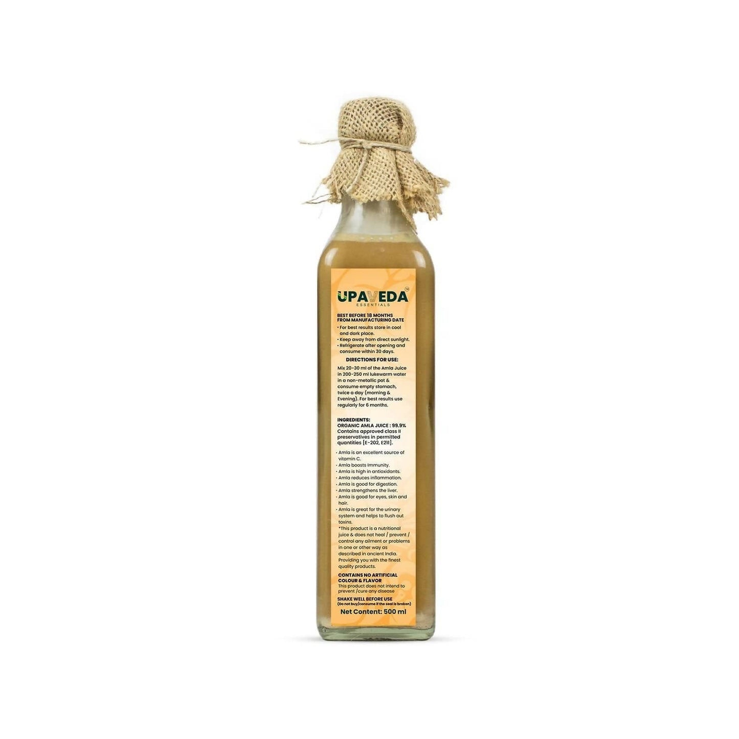 Upaveda Amla Juice - Swadesiicart