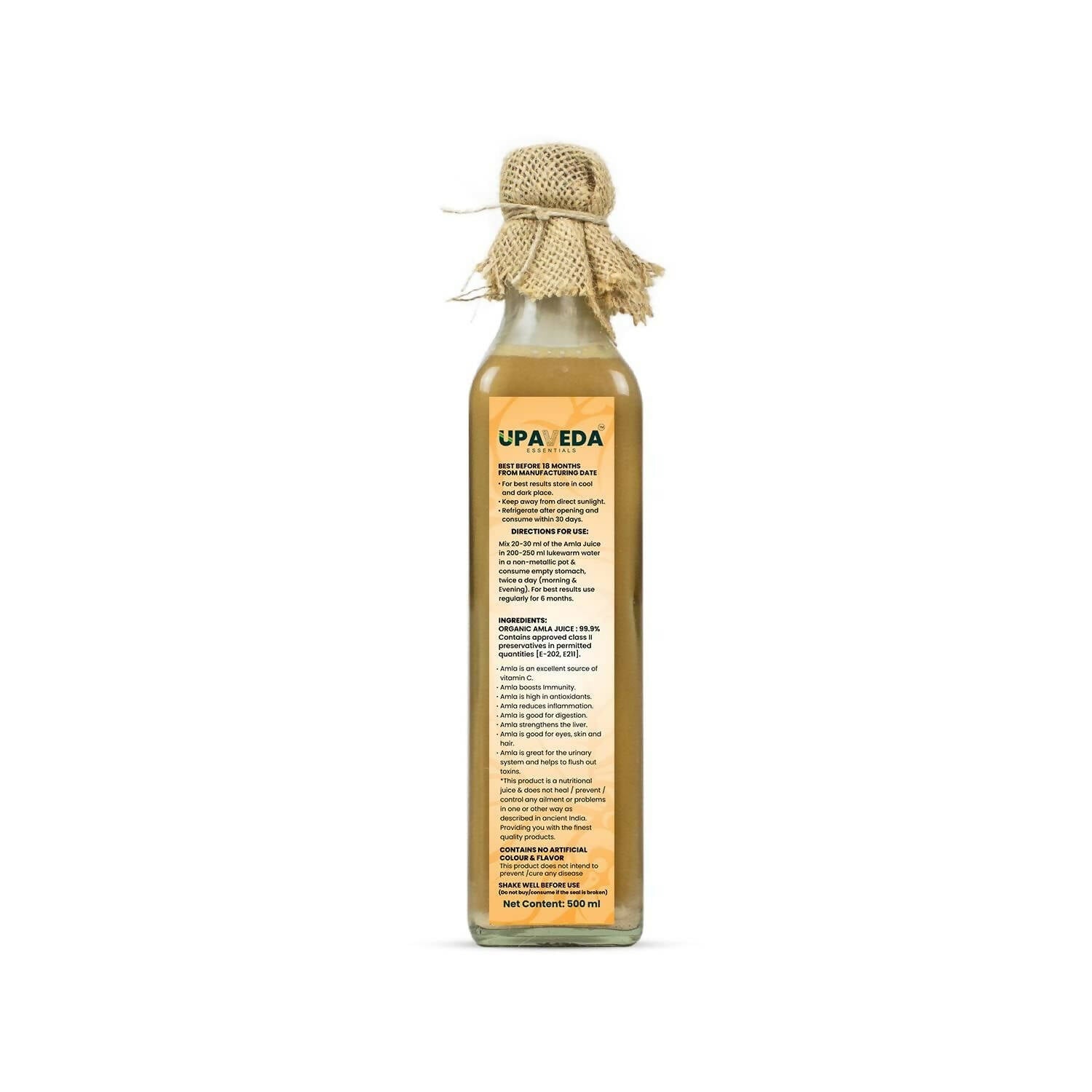 Upaveda Amla Juice - Swadesiicart