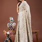 Shree Shyam Fashion Pankhuri Brown Linen Cotton Saree