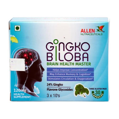 Allen Homeopathy Gingko Biloba Capsules | Swadesiicart